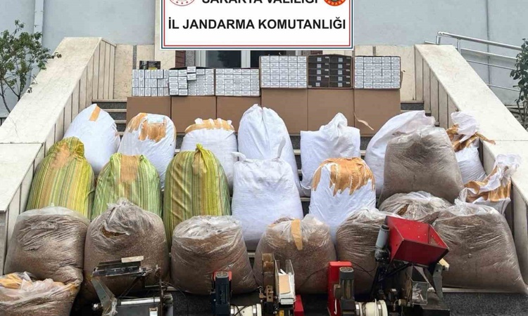 Gündemden Son Bilgiler: Sakarya Serdivan'da operasyonda bin 140 kilogram kaçak tütün ele geçirildi