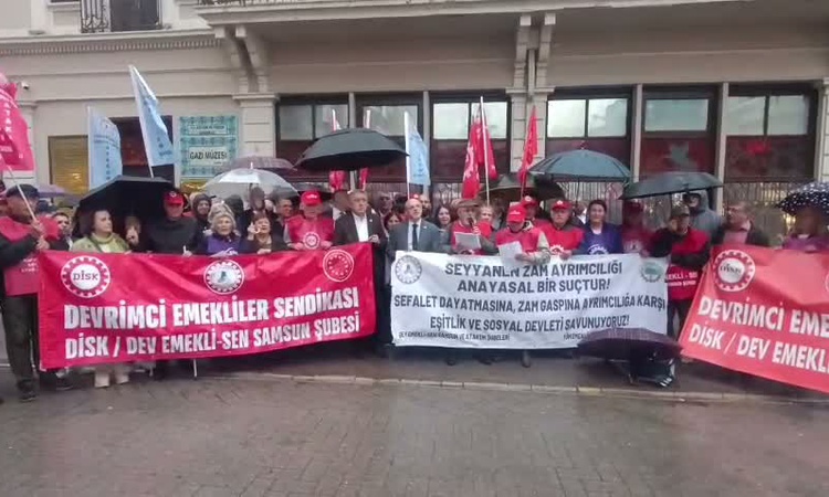 Gündemden Son Bilgiler: Samsun'da emekli sendikaları seyyanen ödemenin memur emeklilerine verilmesini istedi