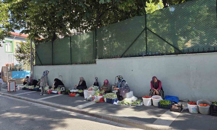 Gündemden Son Bilgiler: Samsun'da kaldırımda bamya satışı: Ev ekonomisine katkı - Son Dakika Bilgileri