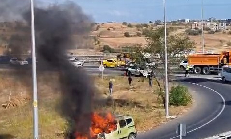 Gündemden Son Bilgiler: Tekirdağ’da araç alev alev yandı ve Merak Edilenler