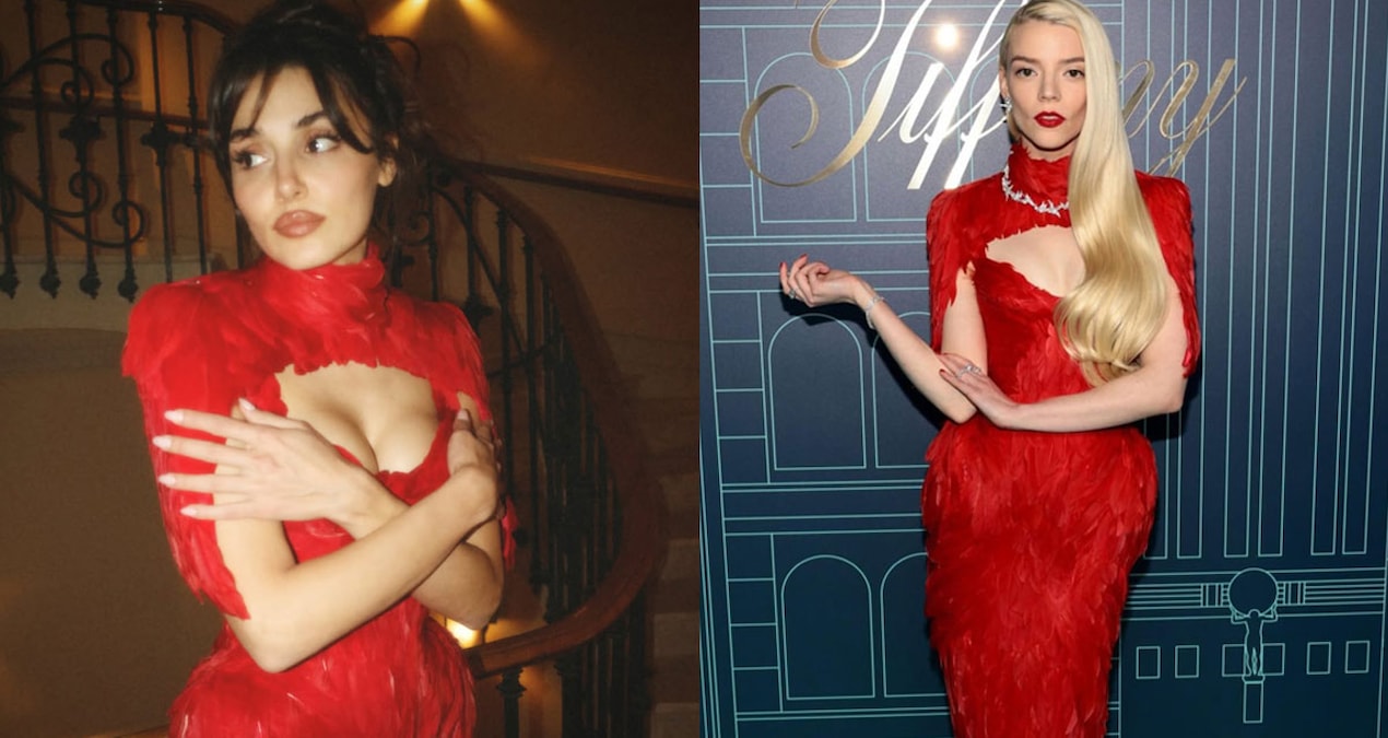 Kritik Açıklama: Hande Erçel’in kırmızı elbisesi olay oldu! Anya Taylor Joy ile pişti oldu - En Son Haber ve M