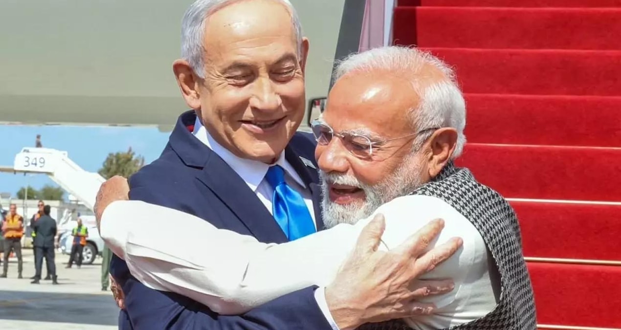 Son Gelişme: Hindistan Başbakanı uçaktan iner inmez Netanyahu'ya sarıldı - Haberleri - Son Dakika Bilgileri