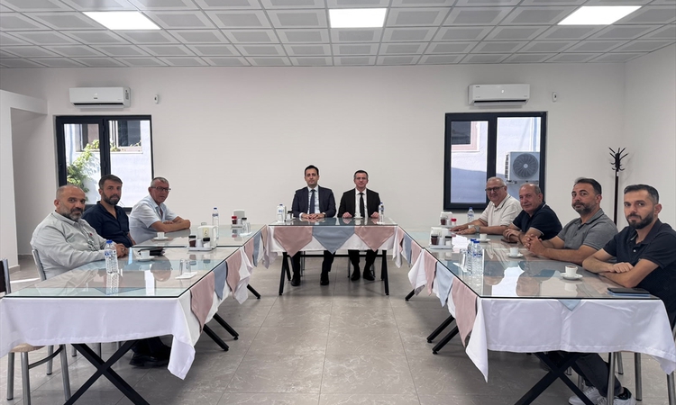 İslahiye'de Başsavcı ve Adalet Komisyonu Başkanı gazetecilerle buluştu