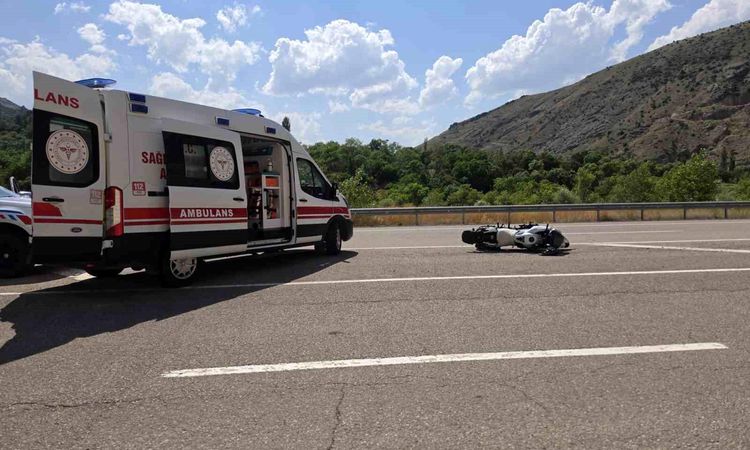 Motorcycle accident in İspir: 1 Injured - News