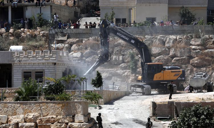 Israel Destroyed a Palestinian House in the West Bank - Breaking News