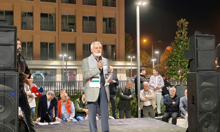 İsrail'in Gazze'deki soykırımının 3. yılı Adıyaman'da yürüyüşle protesto edildi - Son Dakika Bilgileri