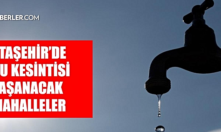 İstanbul ATAŞEHİR su kesintisi! 22 Eylül İSKİ Ataşehir su kesintisi ne zaman bitecek, sular ne zaman gelecek?