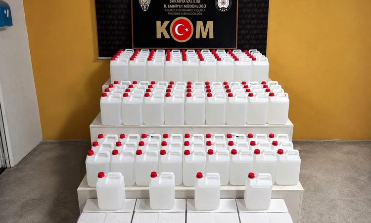 1 ton ethyl alcohol shipment from Istanbul to Ankara was blocked in Sakarya - Last Minute