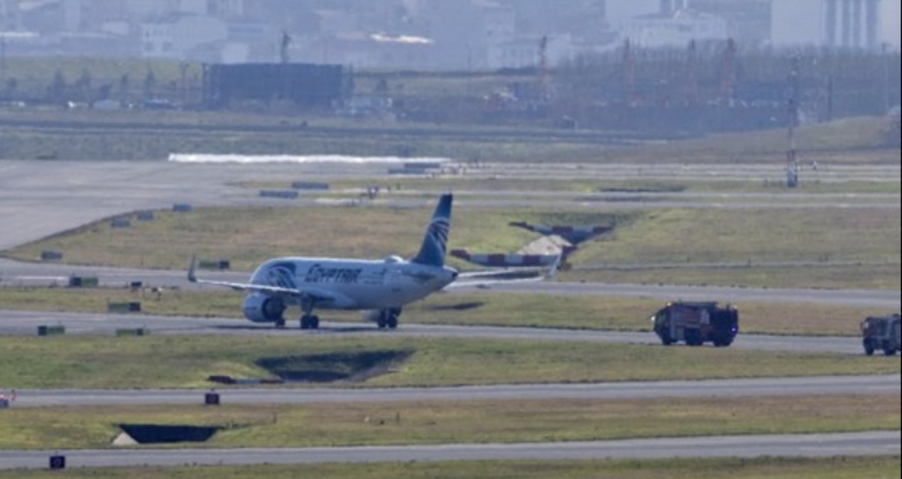 Ayrıntılar Netleşti: İstanbul Havalimanı'nda hareketli dakikalar: Egyptair uçağı acil iniş yaptı - Haberleri
