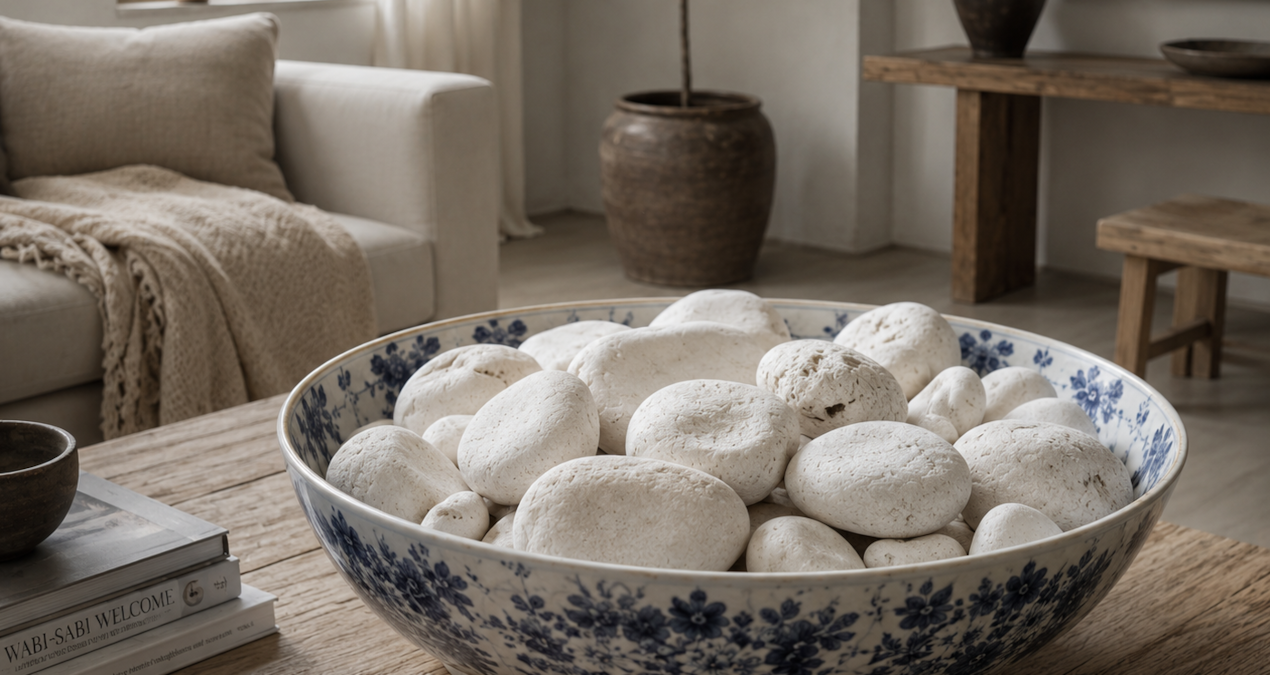 Technique used by the Japanese for centuries: Leave a bowl full of stones in the living room - Last Minute