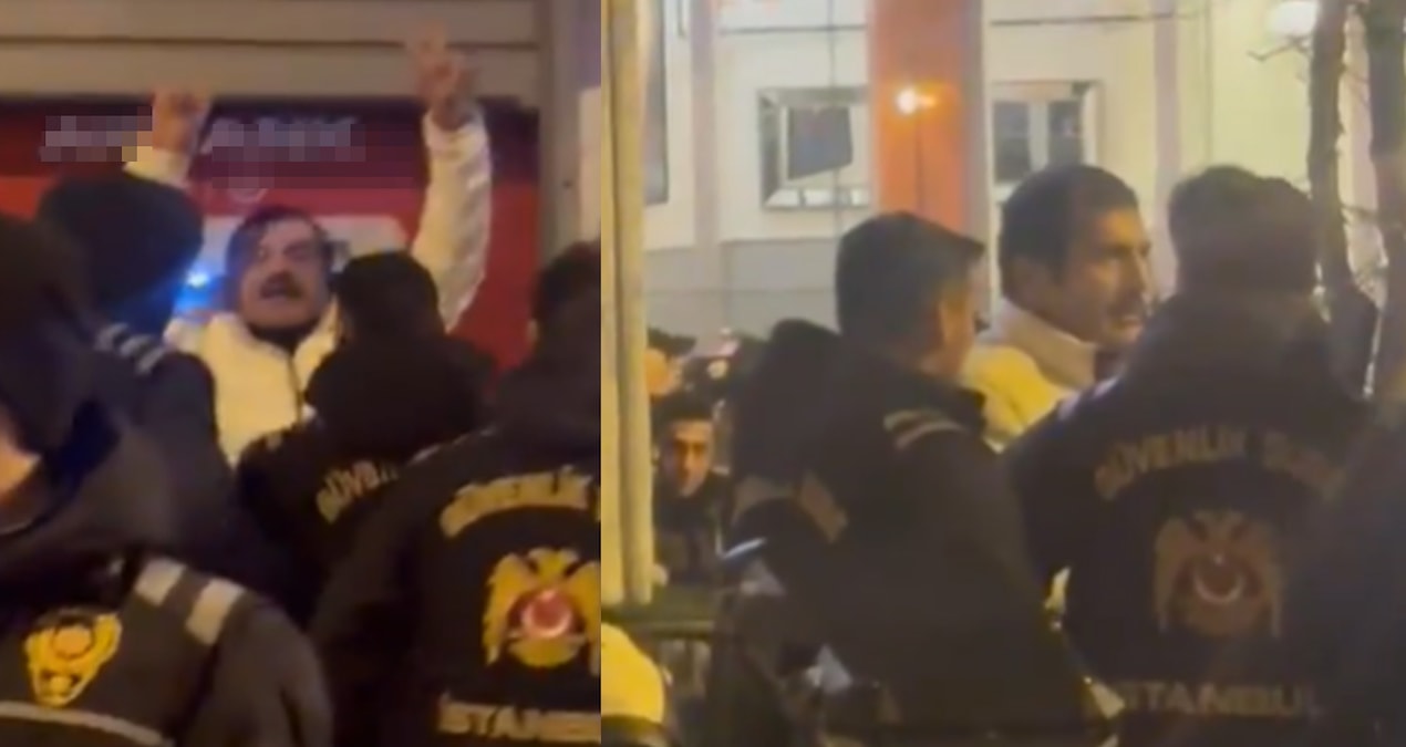 Gündemden Son Bilgiler: Kadınların yürüyüşünde Ufuk Bayraktar'ın hareketleri dikkat çekti! Polis müdahale etti