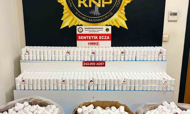 Sıcak Gündem: Kahramanmaraş'ta Dev Operasyon: 243 Bin Sentetik Ecza Ele Geçirildi - Son Dakika Haberleri | İşt
