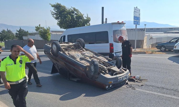 Car Overturned in Kahramanmaraş: 2 Injured - News