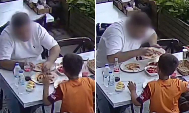 Son Gelişme: Kamera her şeyi kaydetti! Çocuğunun yanında yaptığı rezilliği bakın - Son Dakika