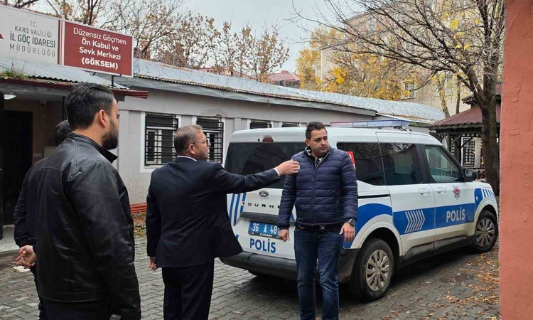 Kars Valisi Ziya Polat, bakımı süren GÖKSEM ile göçmen kaçakçılığı birimini ziyaret etti - Son Dakika Bilgiler