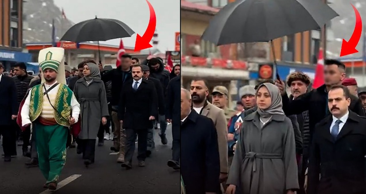 Son Gelişme: Kaymakam, koruma polisine şemsiye taşıttı! - En Son Haber ve Merak Edilenler