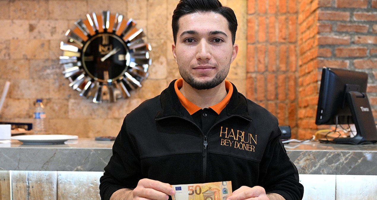 Son Gelişme: Kayseri'de garsona 50 Euro bahşiş veren turist 1 gün sonra ne kadarını geri istedi? - Son Dakika: