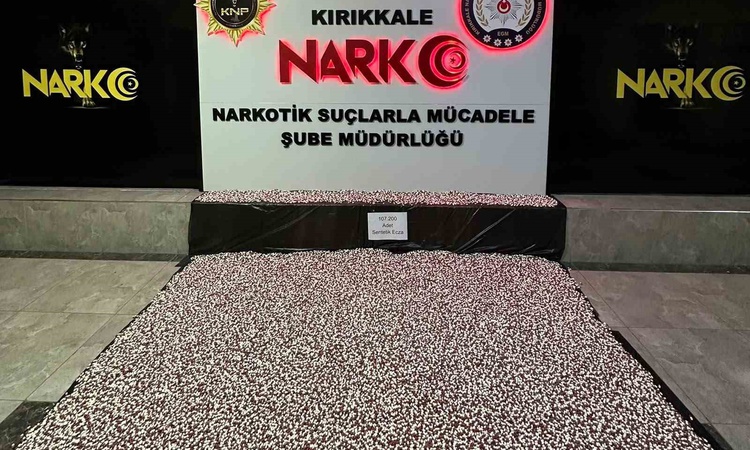 Kırıkkale'de 107 bin 200 sentetik ecza hapı ele geçirildi, 6 şüpheli hakkında tutuklama kararı verildi: Gelişm