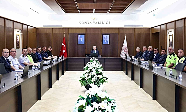 Konya’da okullarda alınan güvenlik tedbirleri değerlendirildi - Son Dakika Bilgileri