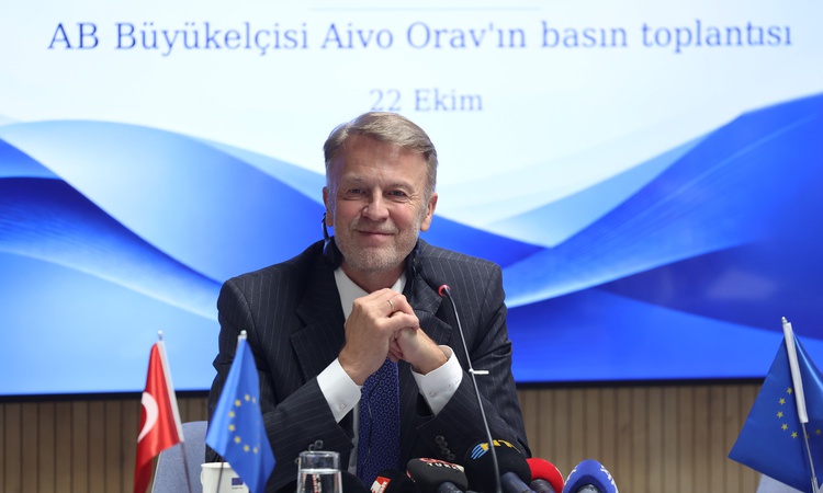 Kritik Açıklama: AB Büyükelçisi Orav, Türkiye raporunun birkaç hafta içinde yayımlanacağını söyledi