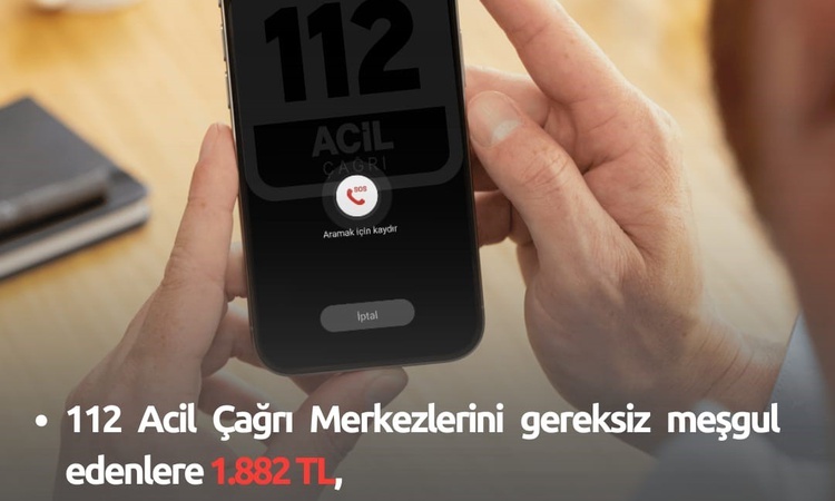 Kritik Açıklama: Amasya'da 112'ye asılsız çağrı yapan 3 kişiye toplam 56 bin 469 TL ceza kesildi: Gelişmeler T