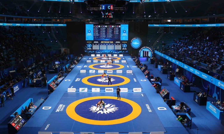 Kritik Açıklama: Astana'da 2026 Dünya Büyükler Güreş Şampiyonası grekoromen müsabakalarıyla resmen start aldı