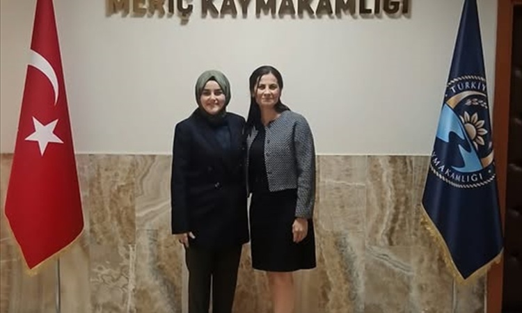 Kritik Açıklama: Edirne Vali Yardımcısı, Meriç Kaymakamı Odabaşı'na hayırlı olsun ziyaretinde bulundu. ve Mera