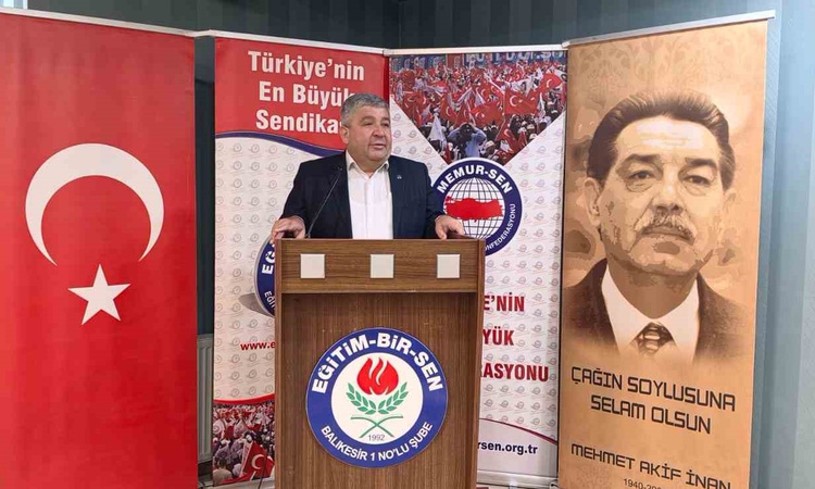 Kritik Açıklama: Eğitim-Bir-Sen Balıkesir 1 Nolu Şube'de Ercan Kurter yeniden başkan seçildi ve Merak Edilenle