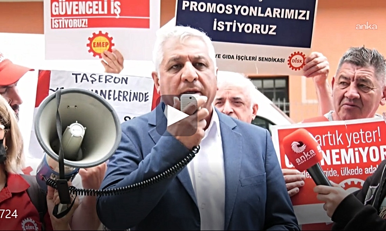 Kritik Açıklama: EMEP Genel Başkanı Aslan: "İşçi sınıfına yönelik sürdürülen saldırılara karşı mücadelelerimiz