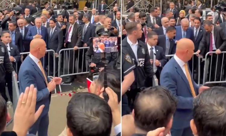 Kritik Açıklama: Erdoğan New York'ta bariyerleri kaldırttı, vatandaşlarla sohbet etti ve Merak Edilenler