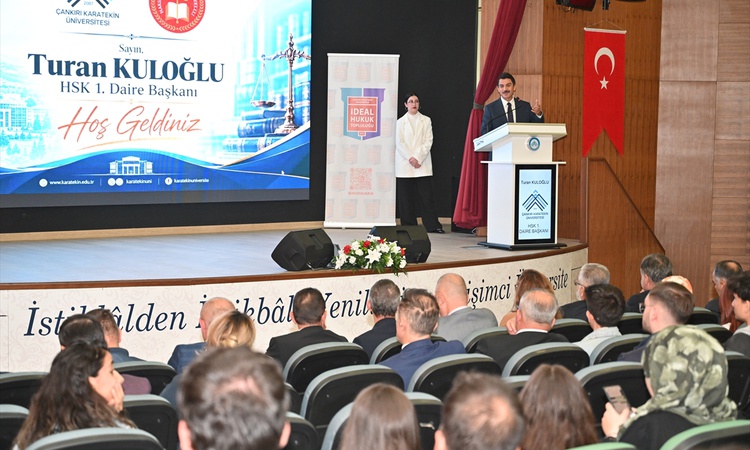 Kritik Açıklama: HSK 1. Daire Başkanı Kuloğlu, ÇAKÜ'de hukuk öğrencilerine mesleki deneyimini anlattı - Son Da