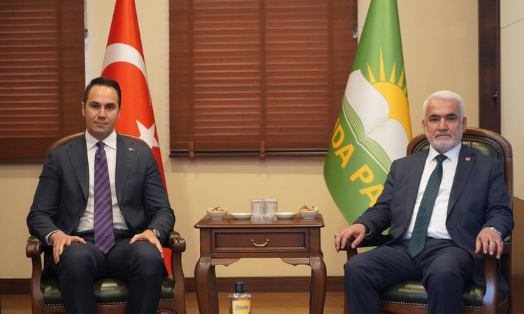 Kritik Açıklama: HÜDA PAR Genel Başkanı Yapıcıoğlu, Doğru Yol Partisi Genel Başkanı Küpeli'yi ağırladı