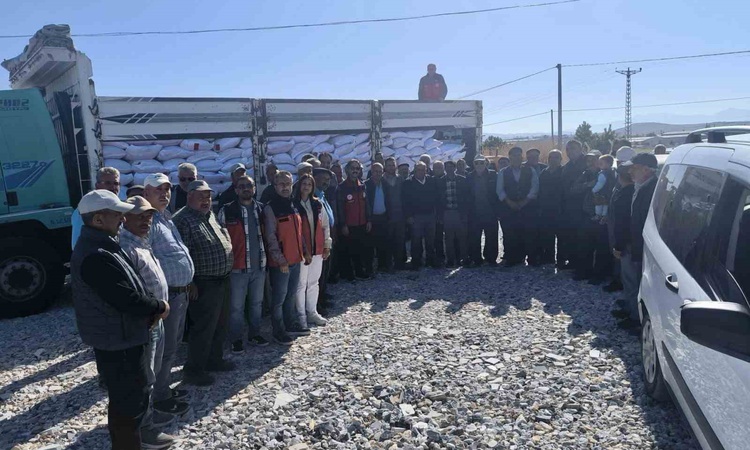Kritik Açıklama: İscehisar'da Tarım ve Orman Müdürlüğü üreticilere hibe destekli buğday tohumu dağıttı: Gelişm