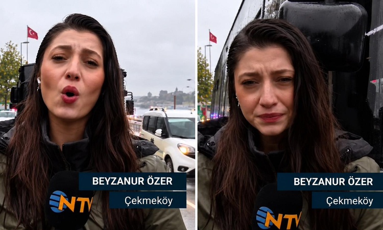 Kritik Açıklama: Muhabirin zor anları! Canlı yayında kafasına İETT otobüsünün aynası çarptı: Gelişmeler Takip