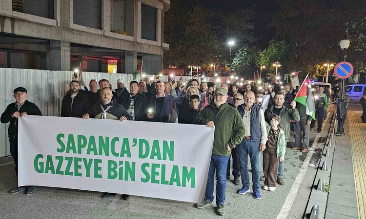 Kritik Açıklama: Sapanca’da Gazze’ye destek yürüyüşü ve Merak Edilenler
