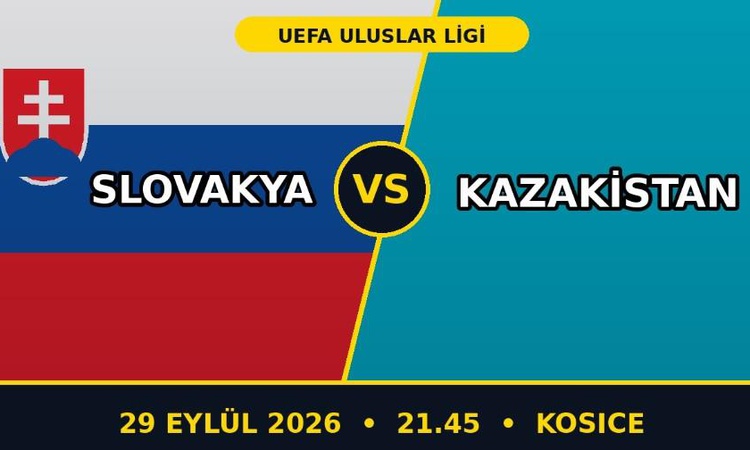 Kritik Açıklama: Slovakya vs Kazakistan maçı hangi kanalda, Slovakya vs Kazakistan maçı nereden CANLI izlenir?