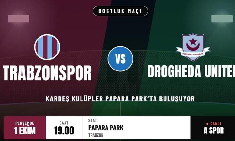 Kritik Açıklama: Trabzonspor Drogheda maçı ne zaman, saat kaçta ve hangi kanalda?