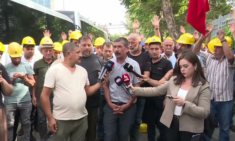 Kritik Açıklama: Madencilerin Bakanlık Önündeki Eylemi 8. Günde: 24 Saat Kalacaklar - Son Dakika: Gelişmeler T