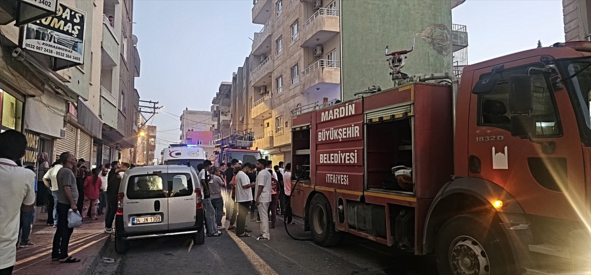 The flames in an apartment in Mardin were extinguished - Last Minute