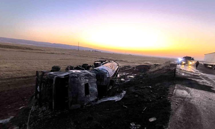 Tanker loaded with diesel fuel burned in Mardin - News