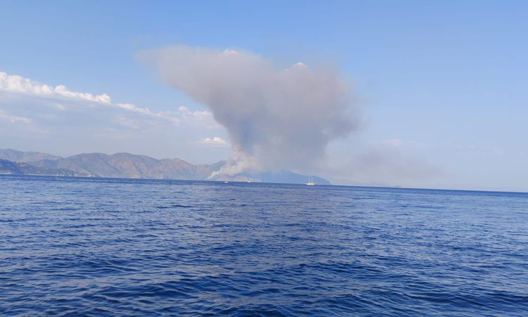 Marmaris'te Zorlu Arazide Yangın - Haberleri: Gelişmeler Takip Ediliyor