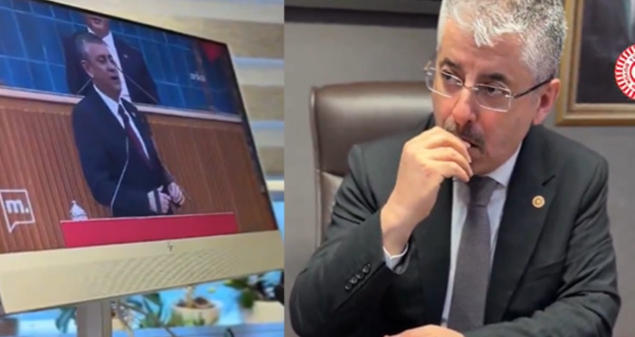 Son Gelişme: Meclis çatısı altında pes dedirten görüntüler: AKP'li vekil, çekirdek çitledi, Özgür Özel'i izled