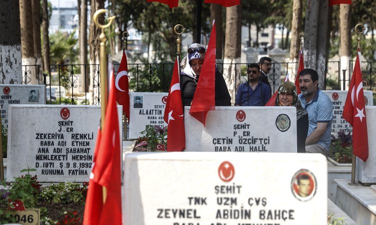 Martyrs' cemeteries were visited in Mersin, Hatay and Osmaniye on the occasion of July 15 - Last Minute