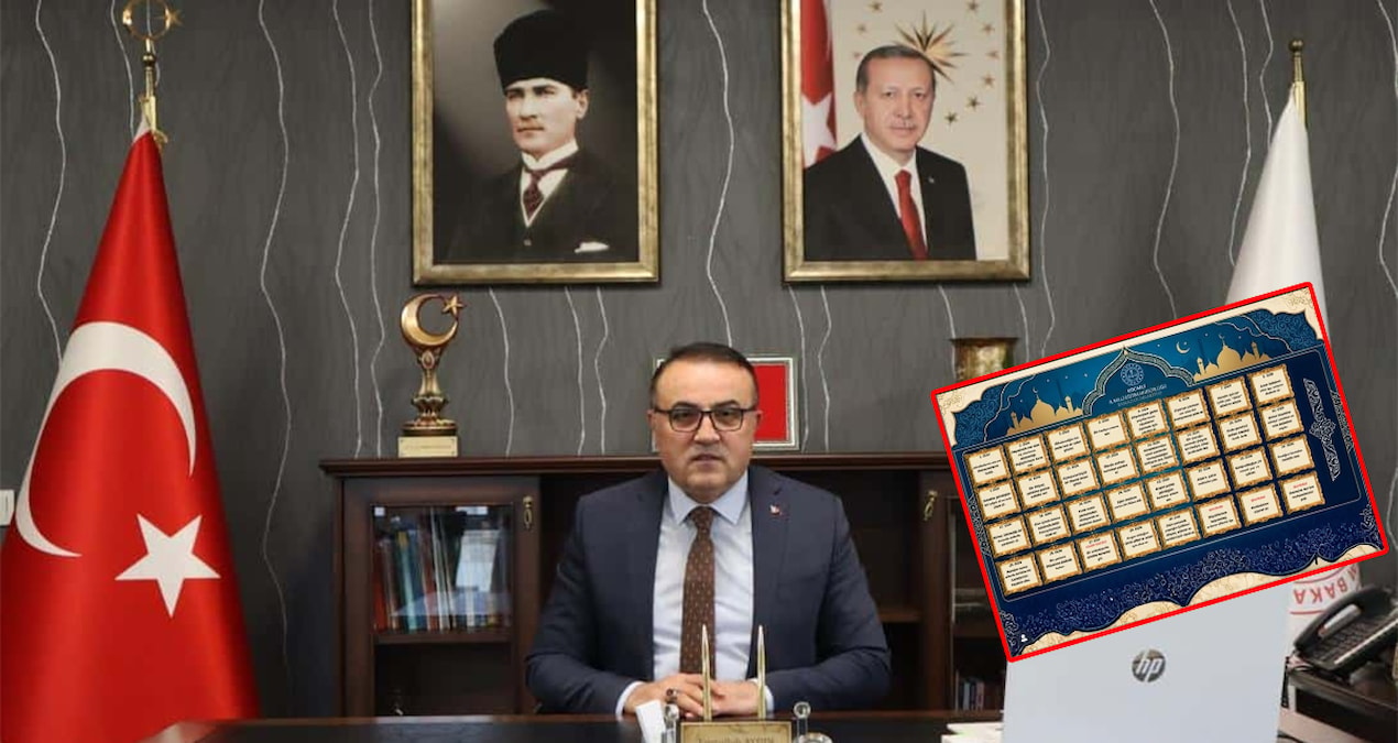 Milli Eğitim Müdürü imsakiye bastırdı - Haberleri: Gelişmeler Takip Ediliyor