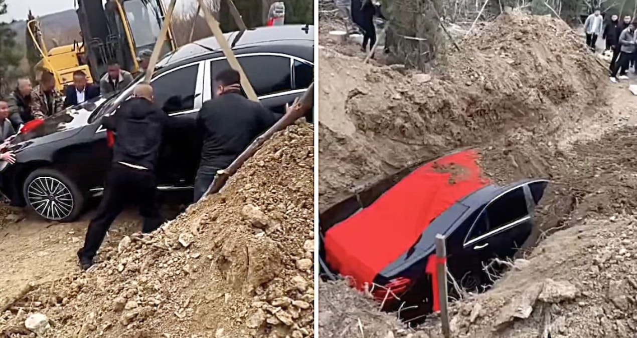 Milyonlarca lira değerindeki lüks otomobili toprağa gömdüler - En Son Haber