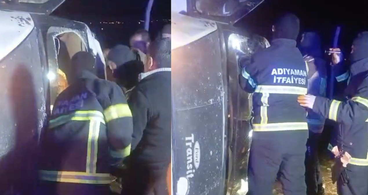 Kritik Açıklama: Minibüs şarampole yuvarlandı! Yaralılar var - Son Dakika ve Merak Edilenler