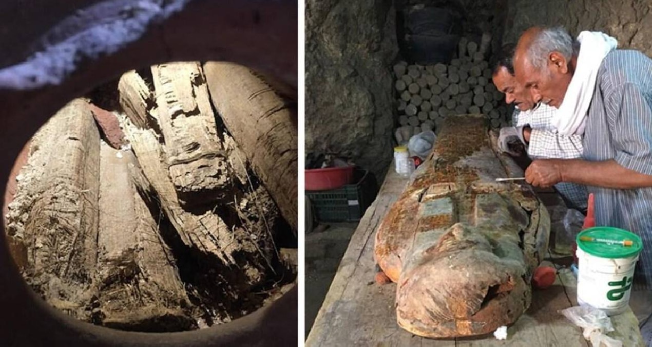 Mısır'da 3000 yıl önce mühürlenmiş halde bulundular - Son Dakika