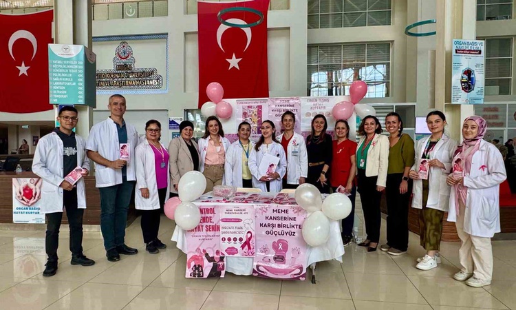 Muğla Eğitim ve Araştırma Hastanesinde meme kanserinde erken tanı için stant kuruldu: Gelişmeler Takip Ediliyo