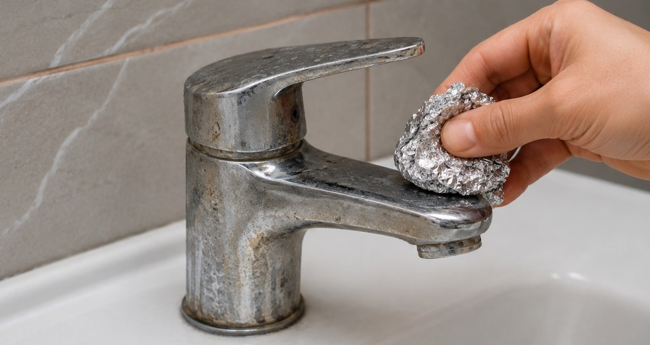Those who rub the tap with aluminum foil get rid of that problem - Last Minute