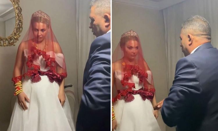 Ayrıntılar Netleşti: Bu nasıl gelenek? Gelinin yüz ifadesi olan biteni özetliyor - Son Dakika | İşte Tüm Ayrın